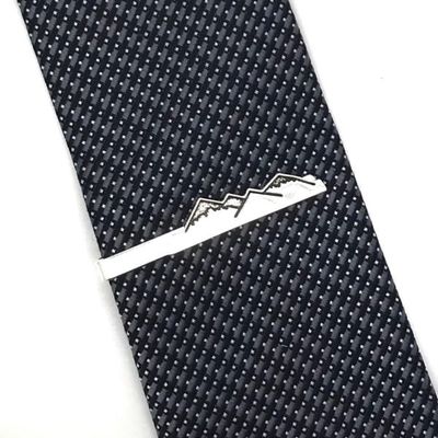 Mountain tie clip