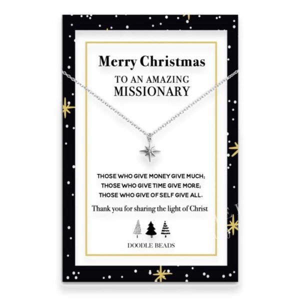 Sister Missionary North Star Necklace, Colour: Silver