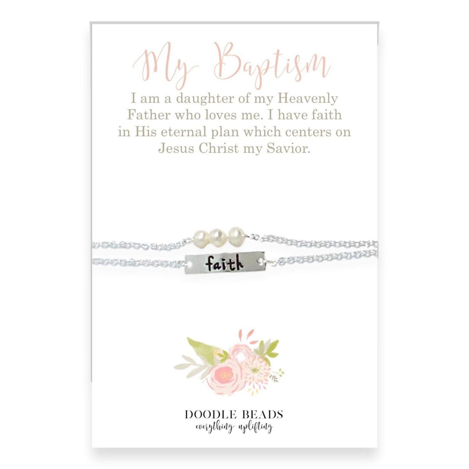 Faith Baptism Bracelet