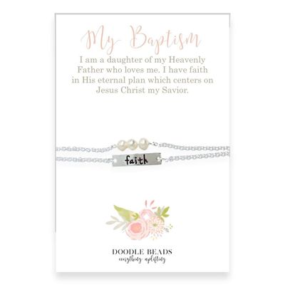Faith Baptism Bracelet