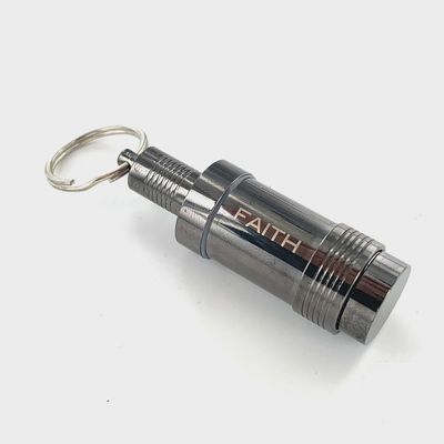 &quot;Faith&quot; Stainless Steel Oil Vial Dropper