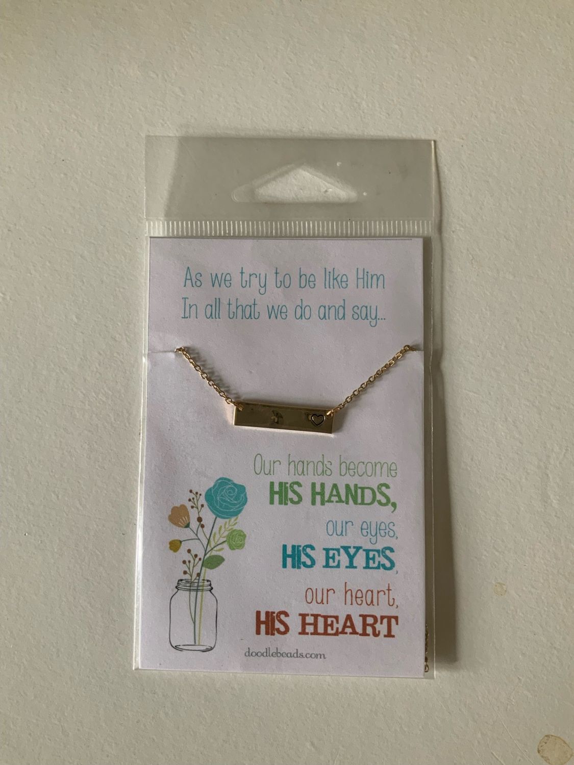 A we Try to be like Him Necklace