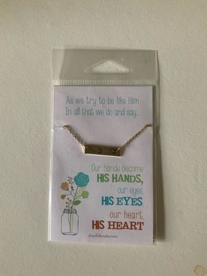 A we Try to be like Him Necklace