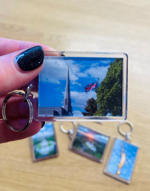 Temple Keyring - Spire Union Jack