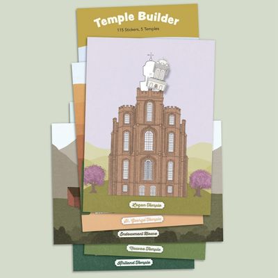Temple Builder Set of 5 Sticker Pages