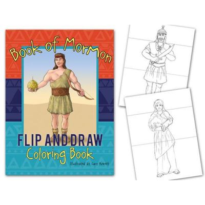 Book of Mormon, Flip and draw coloring book