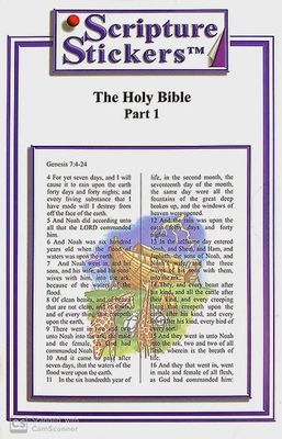 Scripture Stickers - Holy Bible Part 1