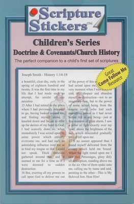 Scripture Stickers - Children&#39;s D&amp;C / Church History