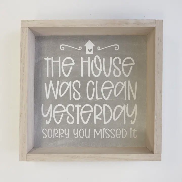 House Was Clean Yesterday - Sorry You Missed It