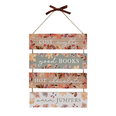Cosy Autumn Hanging Sign