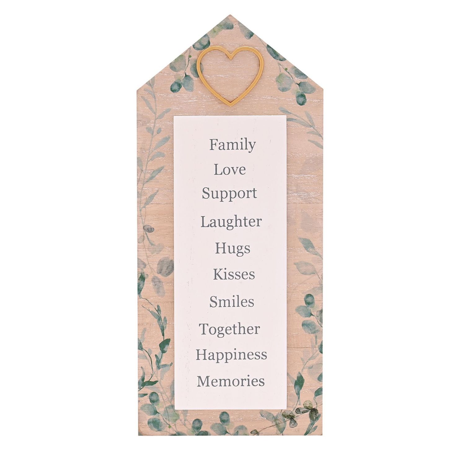 Love Story House Shaped Plaque