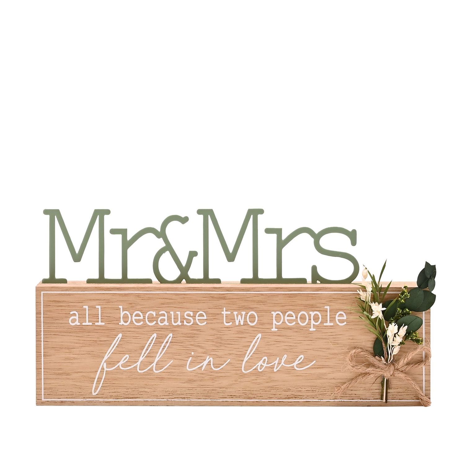 Mr &amp; Mrs Plaque