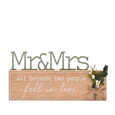 Mr &amp; Mrs Plaque