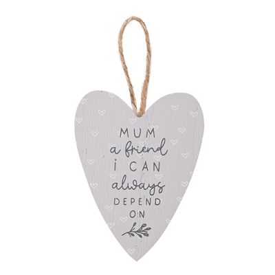 Depends on Mum - Mini Plaque