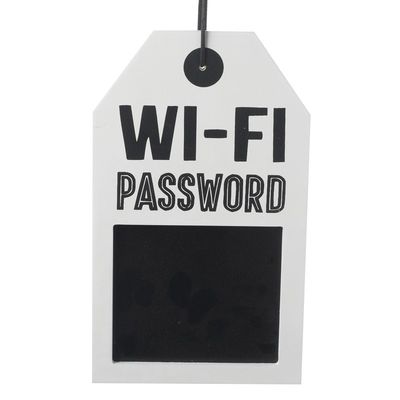 Wi-Fi Password Hanging Sign
