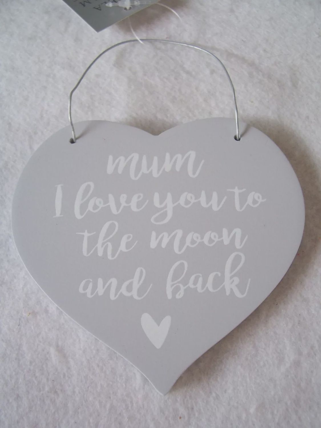 Love Wood &#39;Mum, Love you to the moon&#39; Heart