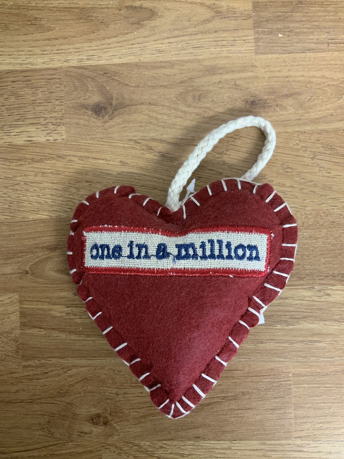 Felt Heart Hanger - One in a Million