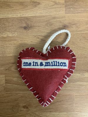 Felt Heart Hanger - One in a Million