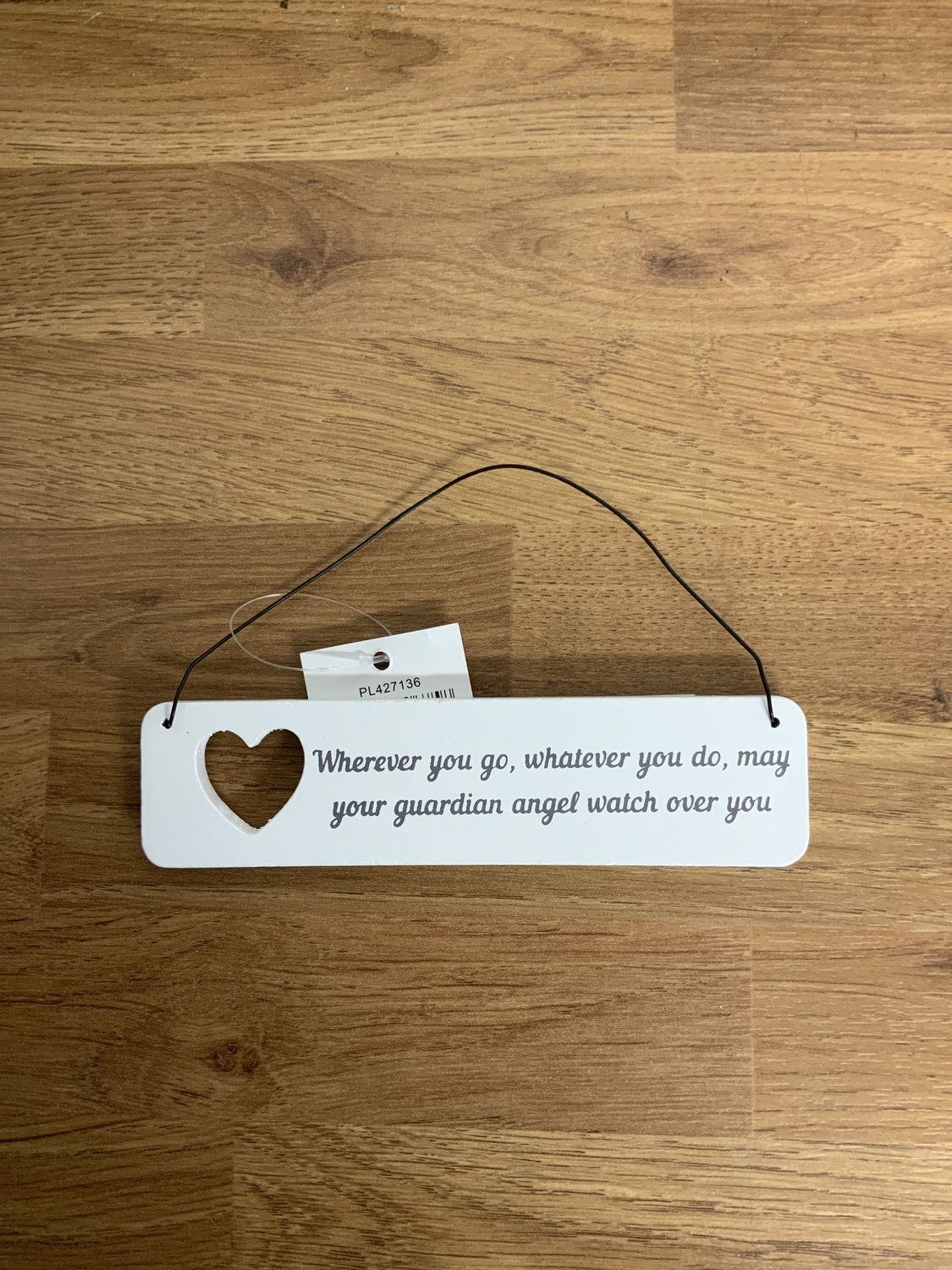 Guardian Angel mini Rectangle Hanging Sign