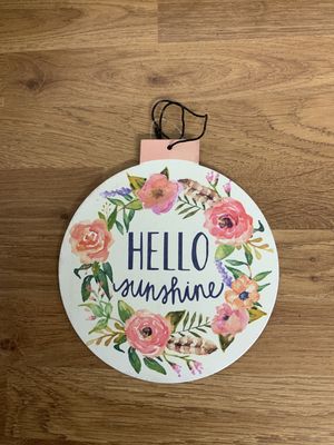 Hello sunshine Sign