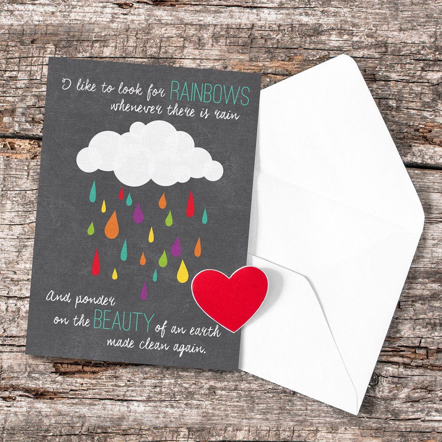 Baptism Rainbow Card