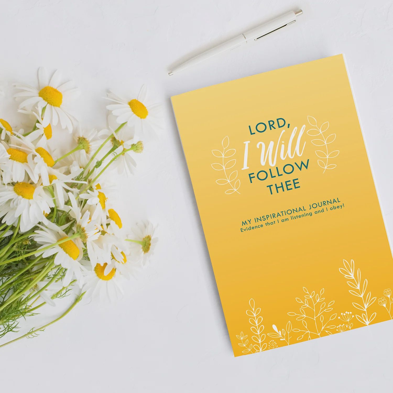 I will Follow Thee Inspiration Journal