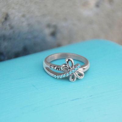 #1737 CTR Dragonfly Ring - Stainless Steel