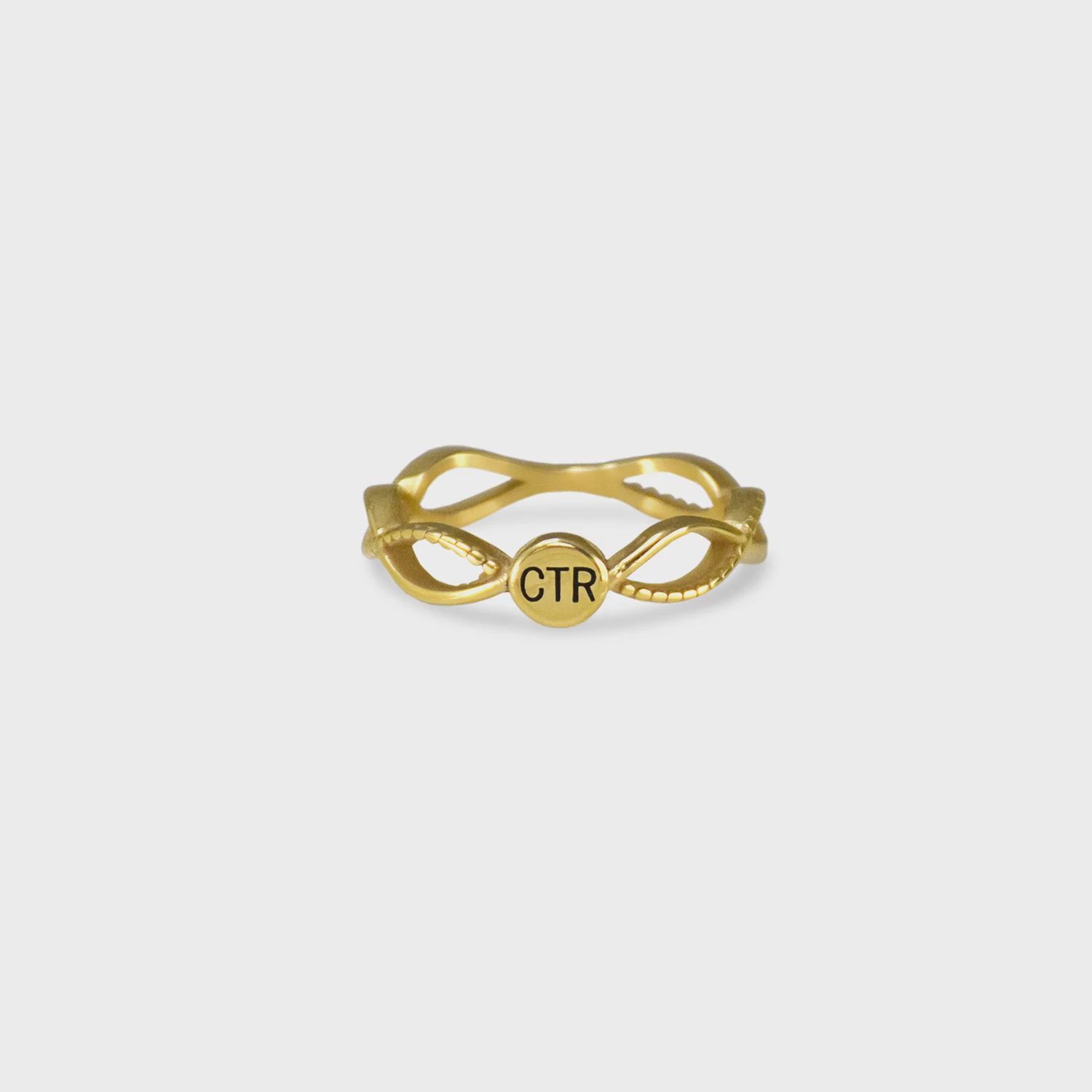 #2207 CTR Eloise Ring - Stainless Steel, Ring Size: 6
