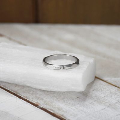 #2227 CTR Diamond Cut Ring - Stainless Steel