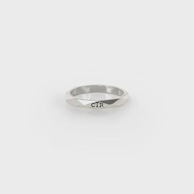 #2227 CTR Diamond Cut Ring - Stainless Steel