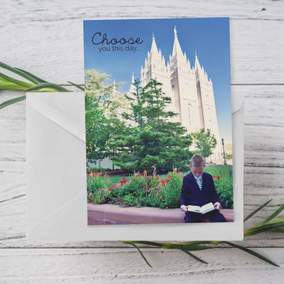 Baptism Choose You This Day Card