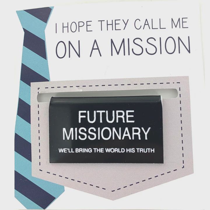Future Missionary Slip-on Badge