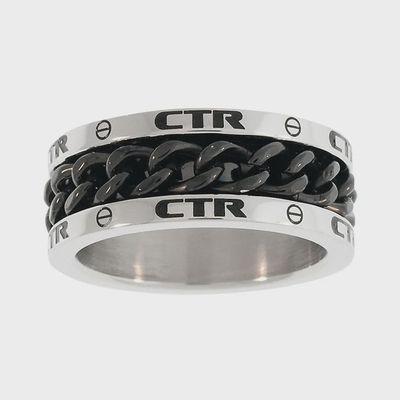 #J137  Unisex CTR Ring - Stainless Steel
