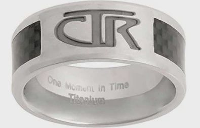 #J113 CTR Ring Titanium Carbon Fibre