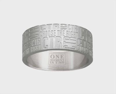 #J133  CTR Ring Tabloid - Stainless Steel