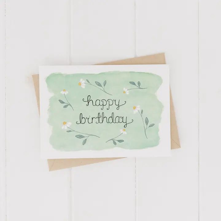 Happy Brithday Daisy Card