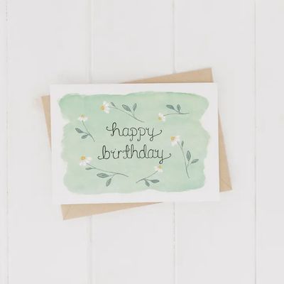 Happy Brithday Daisy Card