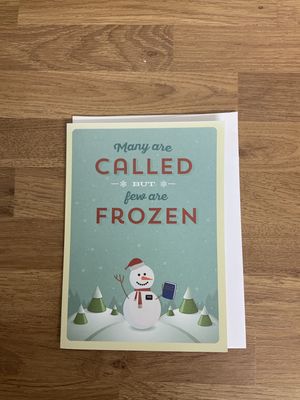 Many Are Called but few are FROZEN Mission Card