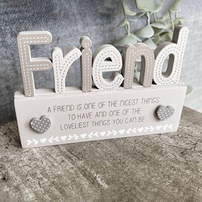 Freind Wooden Sign