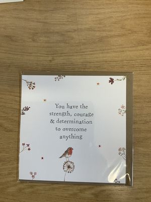 You have the Strength Card