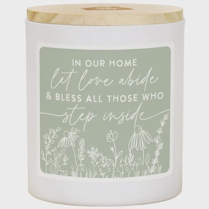 Let Love Abide Candle