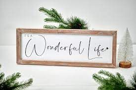 Reversible Christmas Wall Plaque