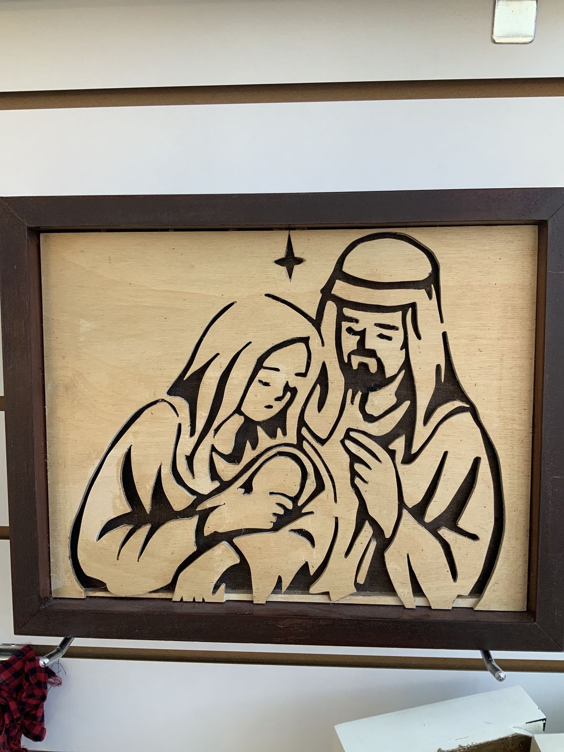 Handmade Scroll Saw Nativity Light/Dark Mix by Andrew Baldwin