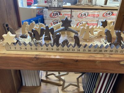 Wooden Nativity Advent