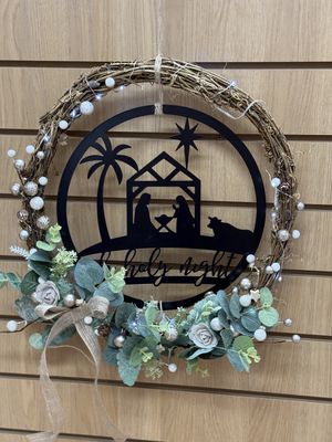 Oh Holy Night Wreath - Rose Gold