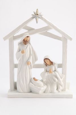 Holy Family in Manger Nativity