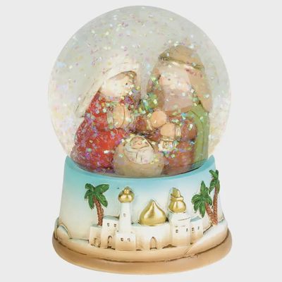 Holy Family Water Globe 3.5&quot; H