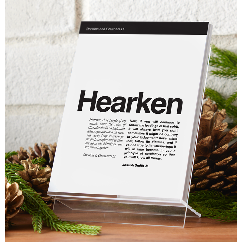 Don&#39;t Miss This Doctrine and Covenants 2025 Poster Set with Stand