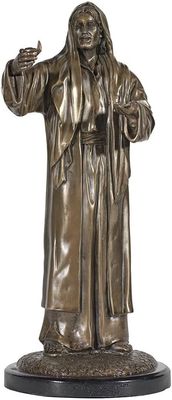 Lead Kindly Light 12" Cold Cast Bronze Resin Statue
