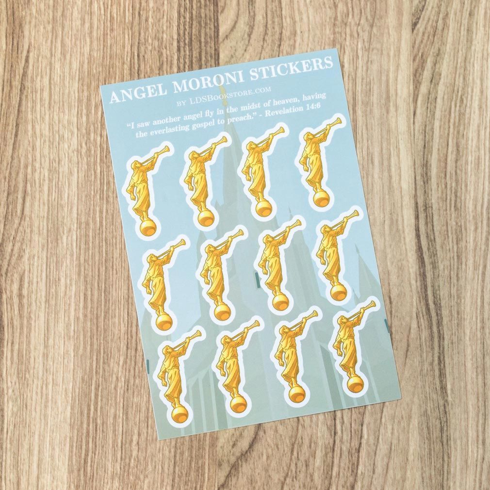 Angel Moroni Sticker Pack